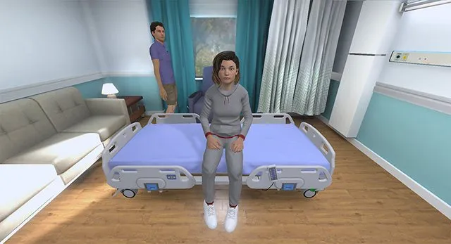 VR Patients nursing and EMS patient scenario